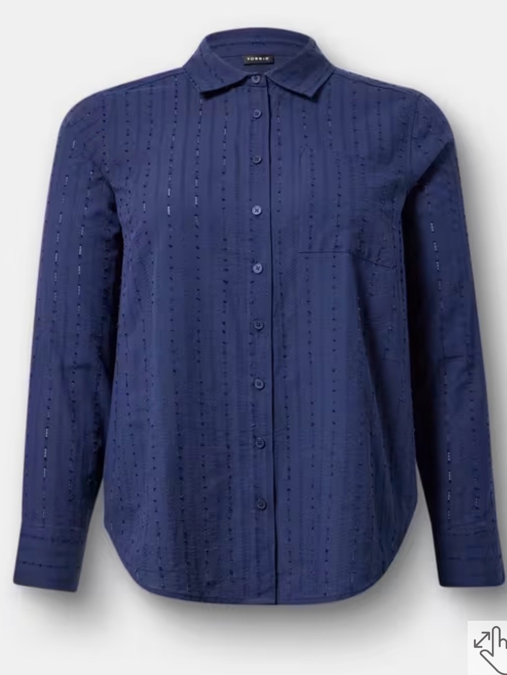 NWT Torrid Lizzie button down one pocket shirt, Torrid size 6, 6X, 30W